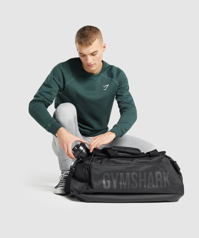 Gymshark Lifting Club Gym Çanta & Sırt Çantası Kadın Siyah | 120-QCBPXU