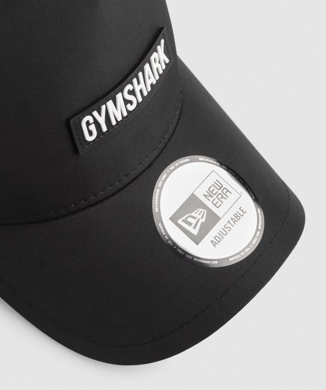 Gymshark New Era E-Frame Trucker Saç Bandı Erkek Siyah | 105-EXLQWG