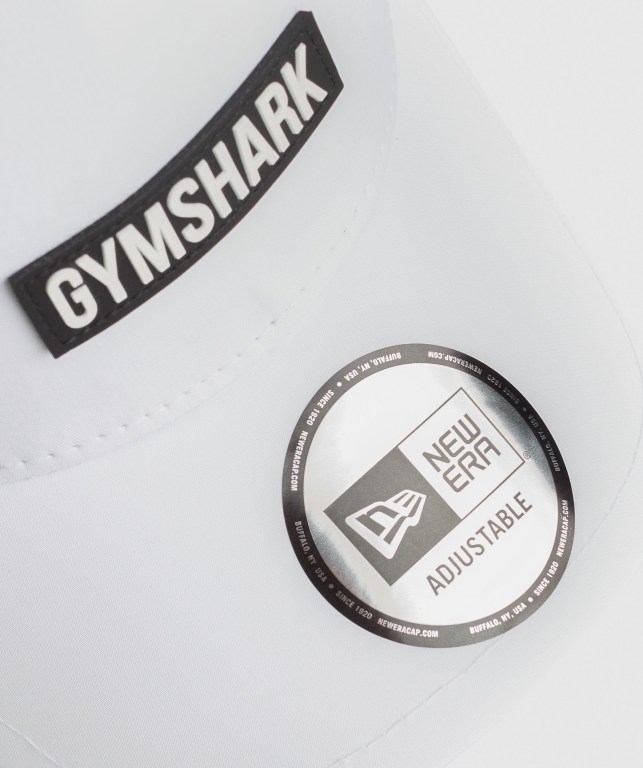 Gymshark New Era E-Frame Trucker Saç Bandı Kadın Beyaz | 764-GSVKLJ