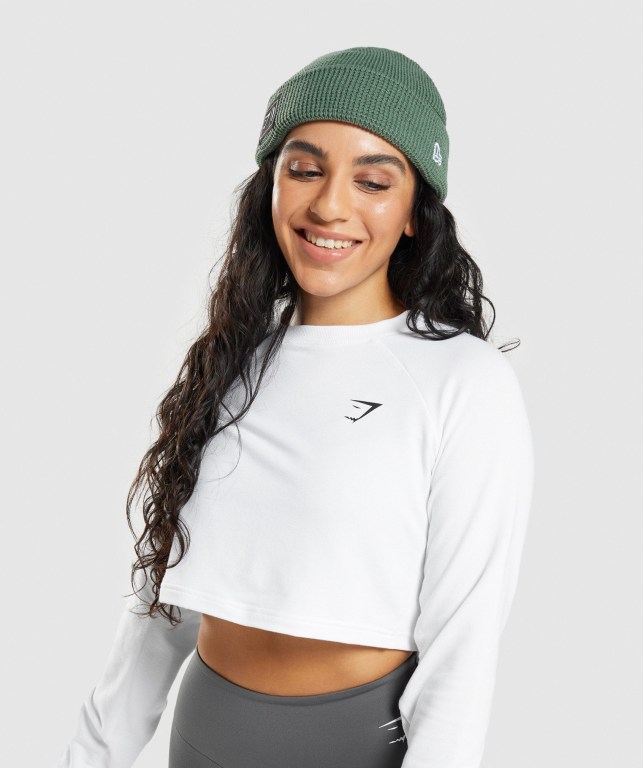 Gymshark New Era Fishermans Beanie Saç Bandı Erkek Yeşil | 082-OVUZYR