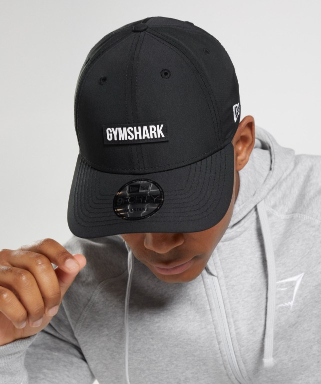 Gymshark New Era GS 9Forty Snapback Saç Bandı Kadın Siyah | 231-NYRJIU