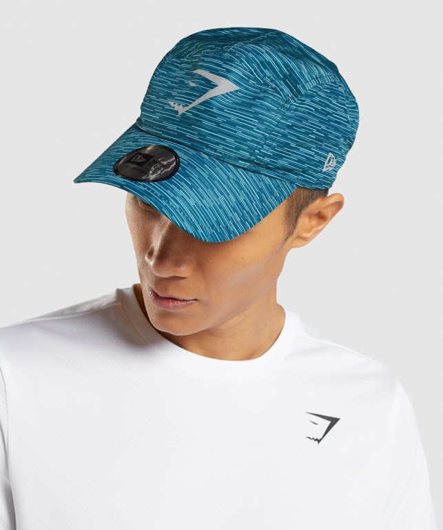 Gymshark New Era GS Tech Cap Saç Bandı Erkek Turkuaz | 012-ESDQXC