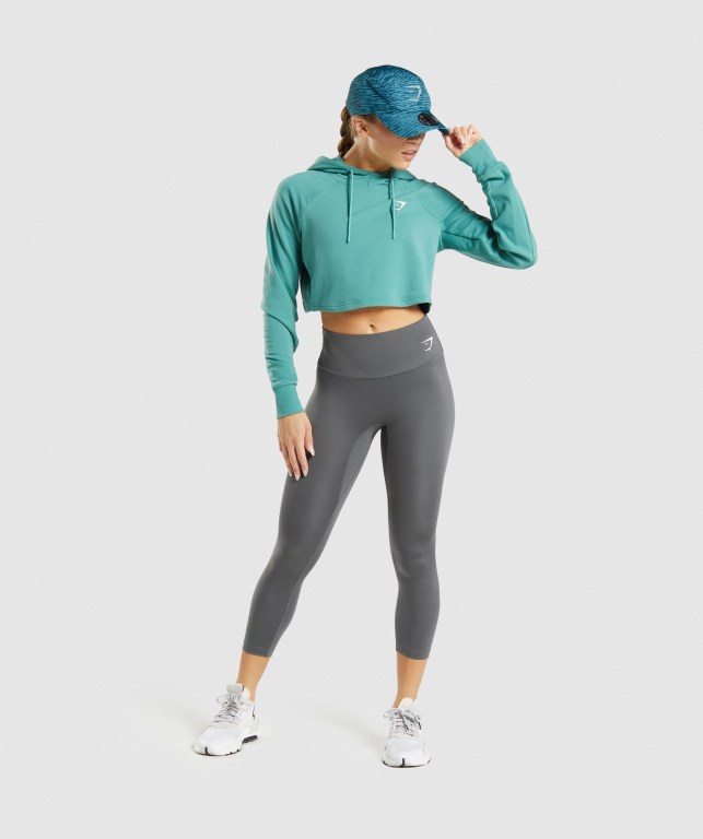 Gymshark New Era GS Tech Cap Saç Bandı Kadın Turkuaz | 963-XJOGPK