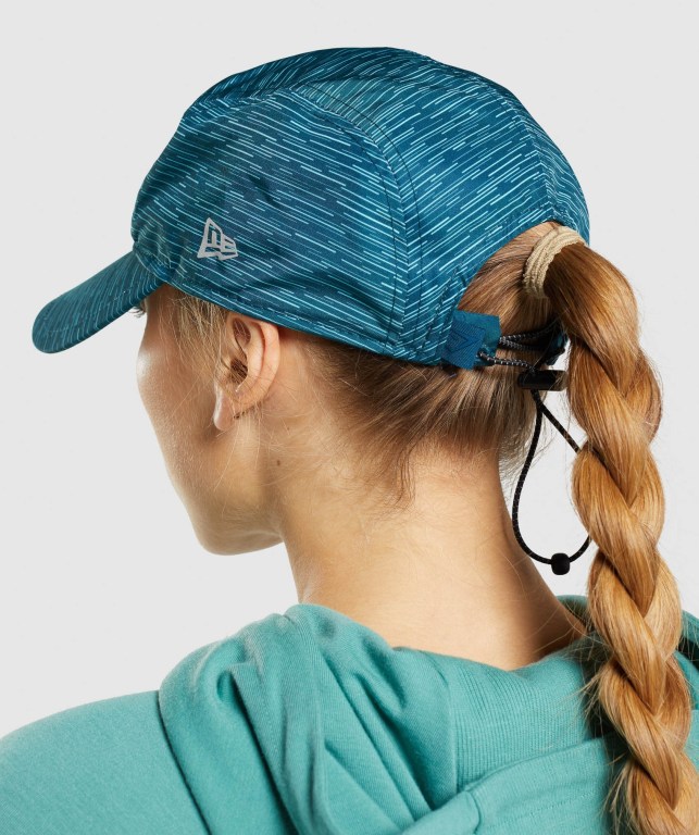 Gymshark New Era GS Tech Cap Saç Bandı Kadın Turkuaz | 963-XJOGPK