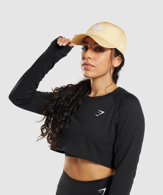 Gymshark New Era Legacy 9Forty Saç Bandı Kadın Sarı | 507-NXBMCH