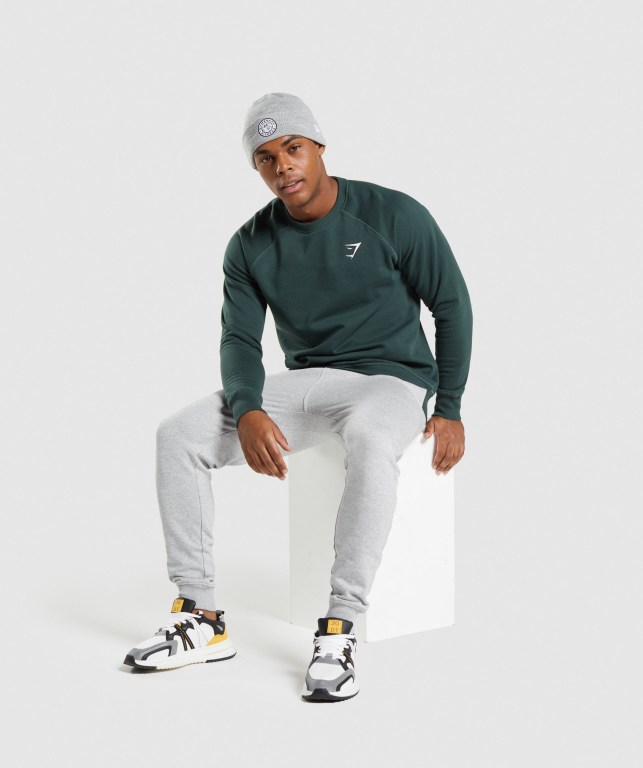 Gymshark New Era Legacy Cuff Knit Saç Bandı Erkek Gri | 817-BXEPSO