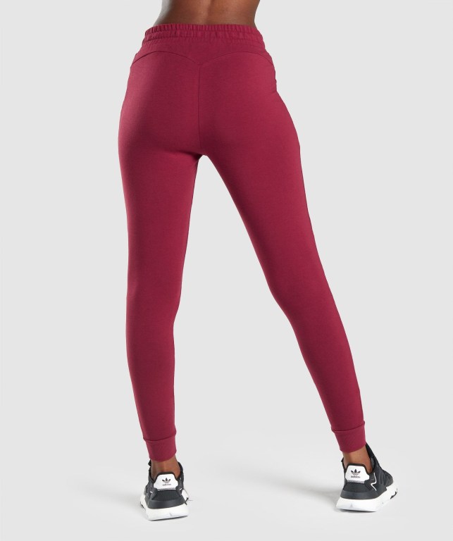 Gymshark Pippa Antrenman Jogger Pantolon Kadın Bordo | 391-AYHPZJ