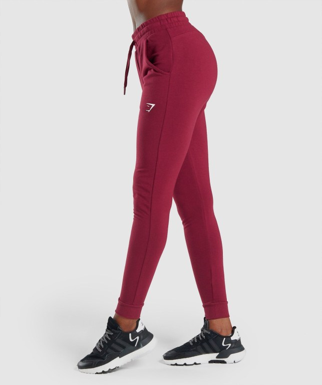 Gymshark Pippa Antrenman Jogger Pantolon Kadın Bordo | 391-AYHPZJ