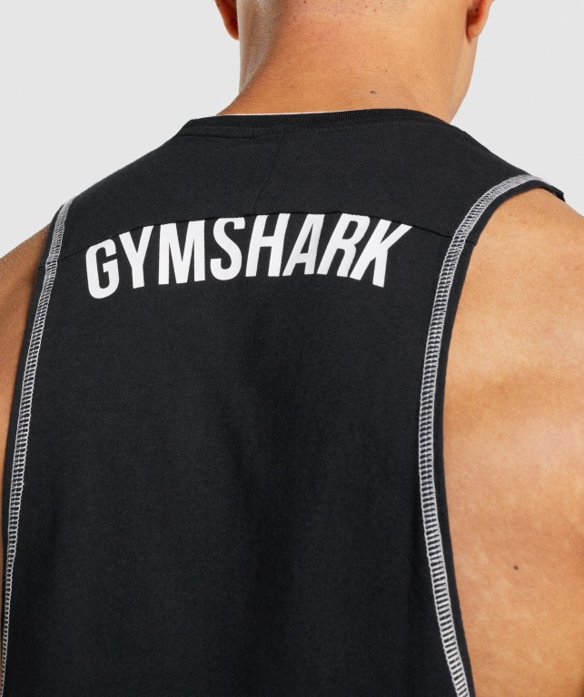 Gymshark Recess Atlet Erkek Siyah | 405-ZRASLT