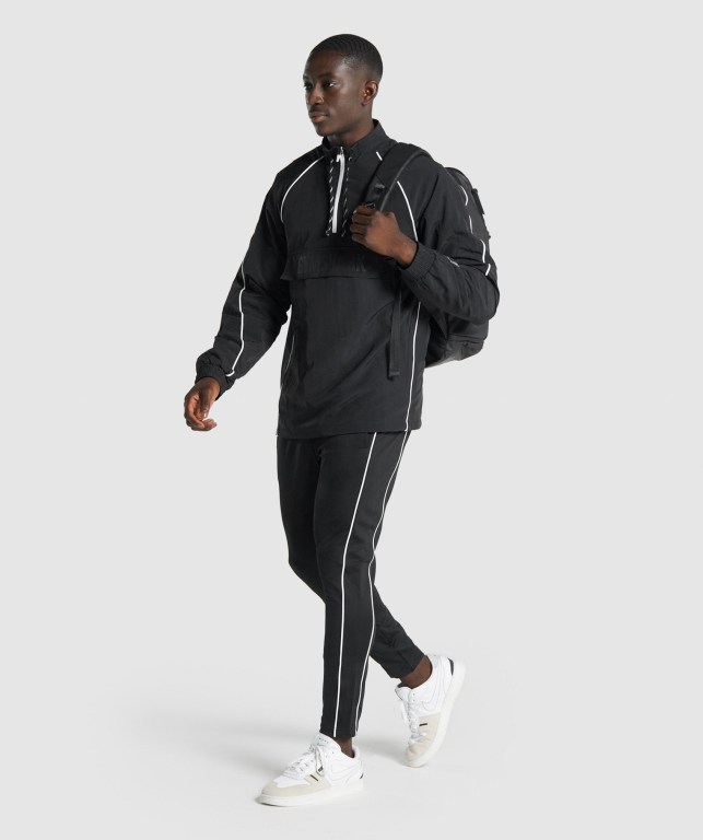 Gymshark Recess Jogger Pantolon Erkek Siyah | 048-OEKHXB