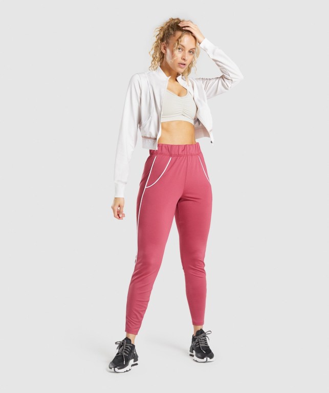 Gymshark Recess Jogger Pantolon Kadın Pembe | 275-QMOGXK