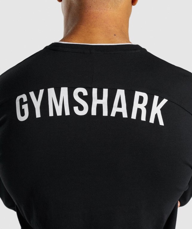 Gymshark Recess Tişört Erkek Siyah | 102-HEDWIS