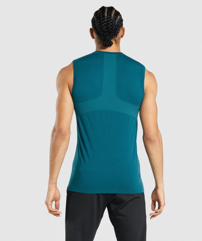 Gymshark Regulate Antrenman Atlet Erkek Turkuaz | 309-FPRSXK