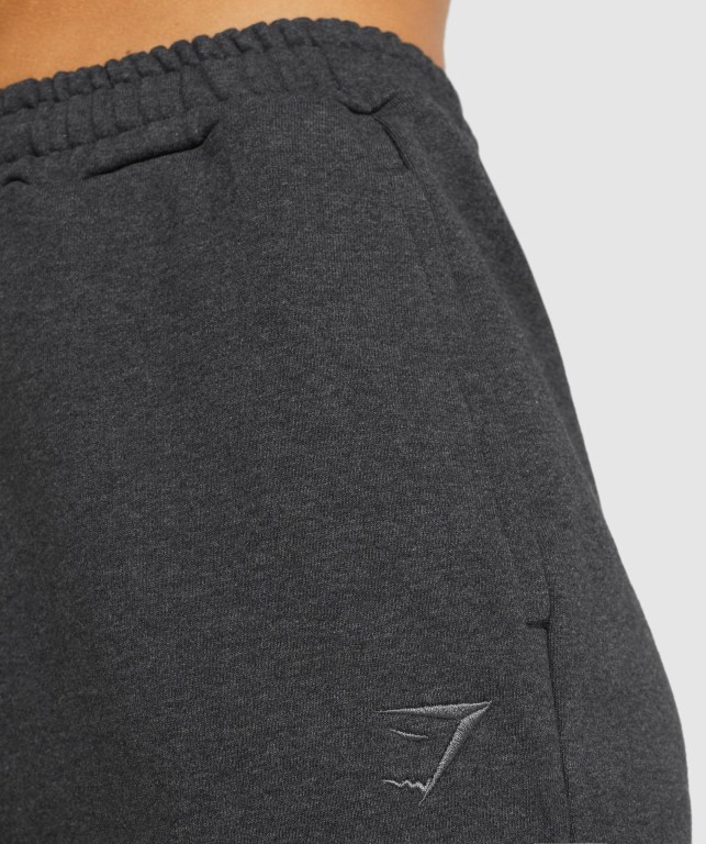 Gymshark Rest Day Sweats Jogger Pantolon Kadın Siyah | 926-MLWPJG