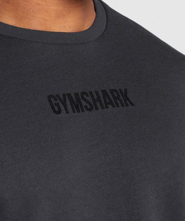 Gymshark Restore Sweatshirt Kapüşonlu Sweatshirt Erkek Siyah | 329-ZOHQTX