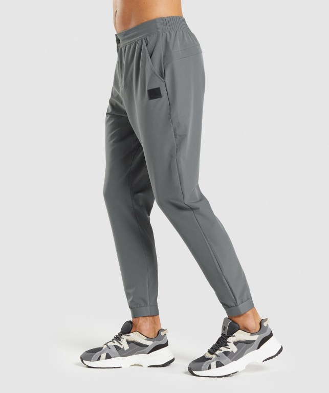 Gymshark Retake Woven Jogger Pantolon Erkek Gri | 768-VTRGEW