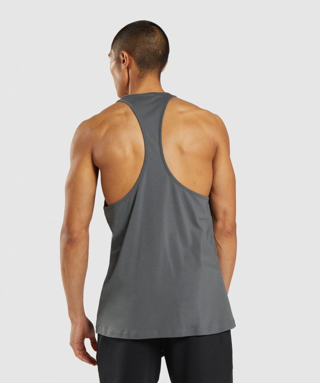 Gymshark Sharkhead Infill Atlet Erkek Gri | 607-WBJINX