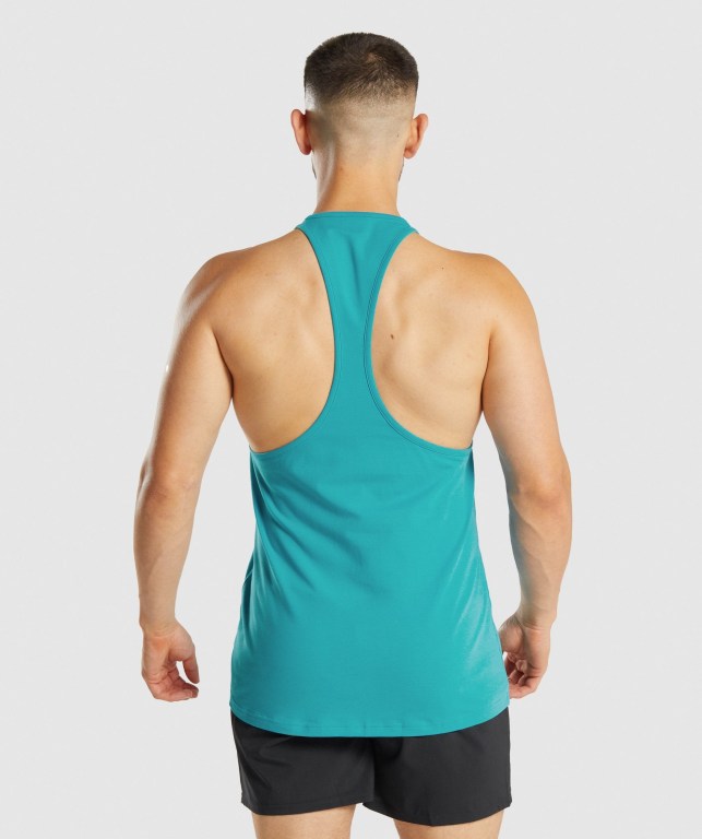 Gymshark Sharkhead Infill Atlet Erkek Mavi | 682-JKNRXY