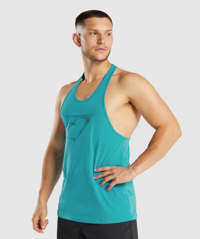 Gymshark Sharkhead Infill Atlet Erkek Mavi | 682-JKNRXY