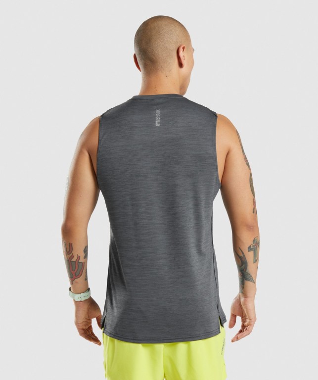 Gymshark Speed Atlet Erkek Siyah Gri | 794-FHNCZV