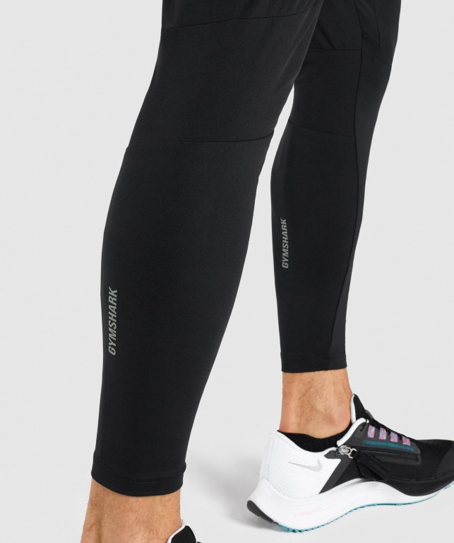 Gymshark Speed Jogger Pantolon Erkek Siyah | 728-FSVTZR