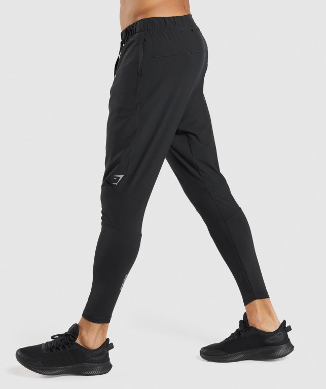 Gymshark Speed Jogger Pantolon Erkek Siyah | 783-HWZMAC