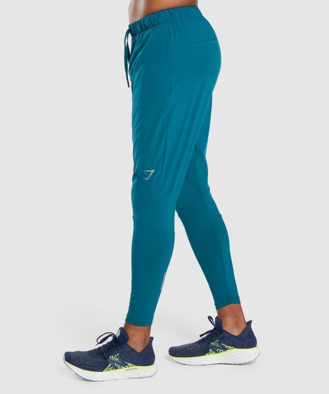 Gymshark Speed Jogger Pantolon Erkek Turkuaz | 295-TSHWAO