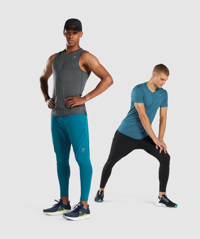 Gymshark Speed Jogger Pantolon Erkek Turkuaz | 295-TSHWAO