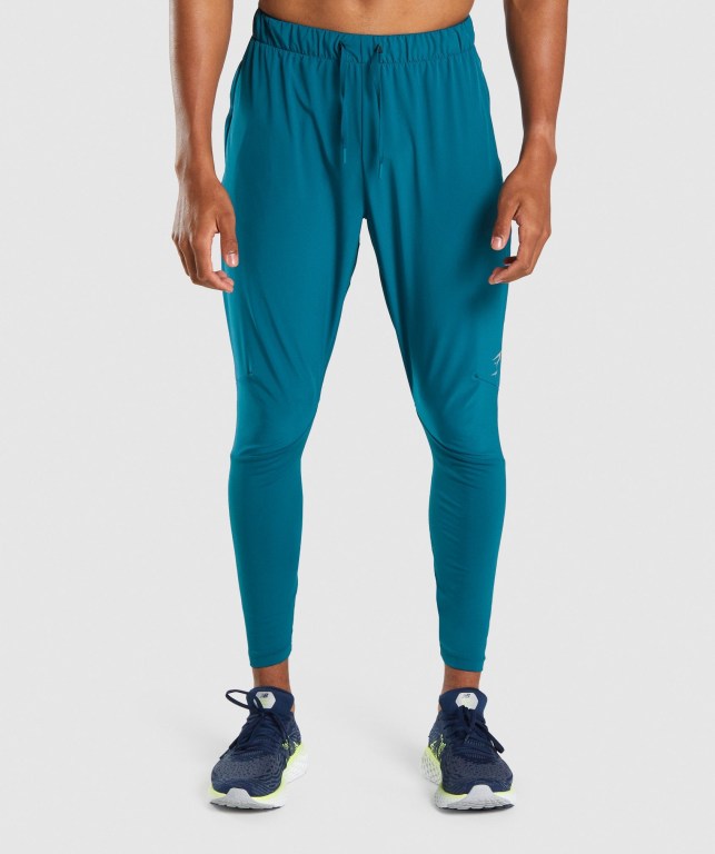 Gymshark Speed Jogger Pantolon Erkek Turkuaz | 295-TSHWAO