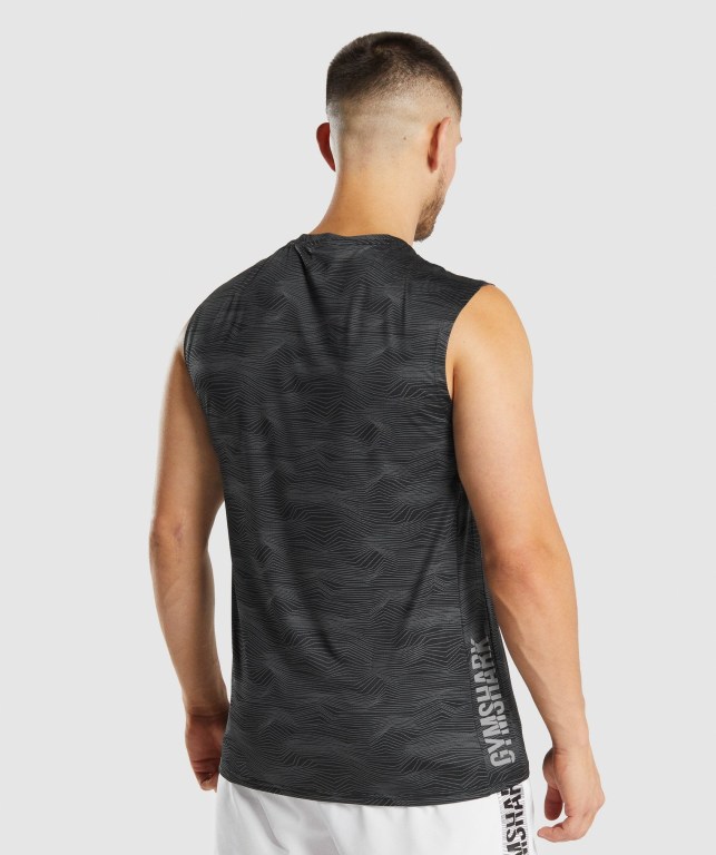 Gymshark Spor Atlet Erkek Siyah | 924-EXKUWV