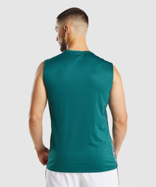 Gymshark Spor Atlet Erkek Turkuaz | 168-KTDYFR