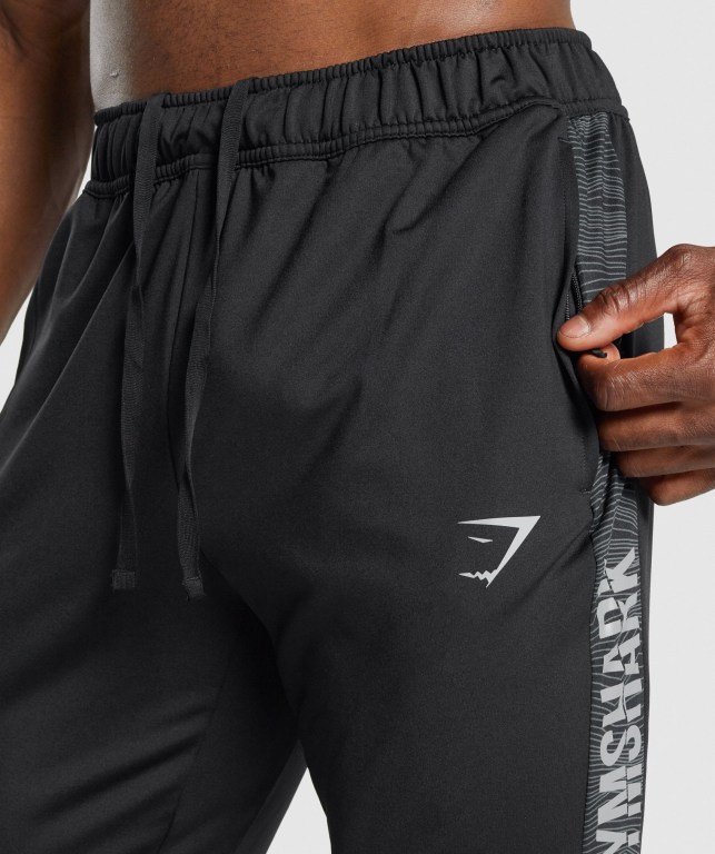 Gymshark Spor Jogger Pantolon Erkek Siyah | 981-CALMUZ