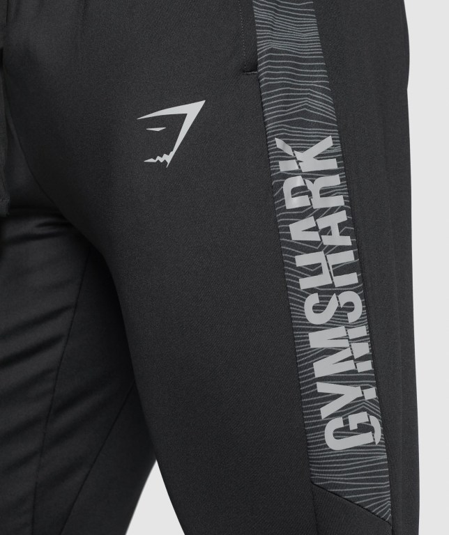 Gymshark Spor Jogger Pantolon Erkek Siyah | 981-CALMUZ