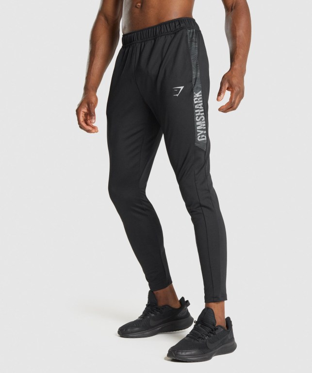 Gymshark Spor Jogger Pantolon Erkek Siyah | 981-CALMUZ