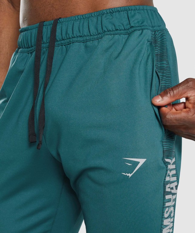 Gymshark Spor Jogger Pantolon Erkek Turkuaz | 072-WARZIF