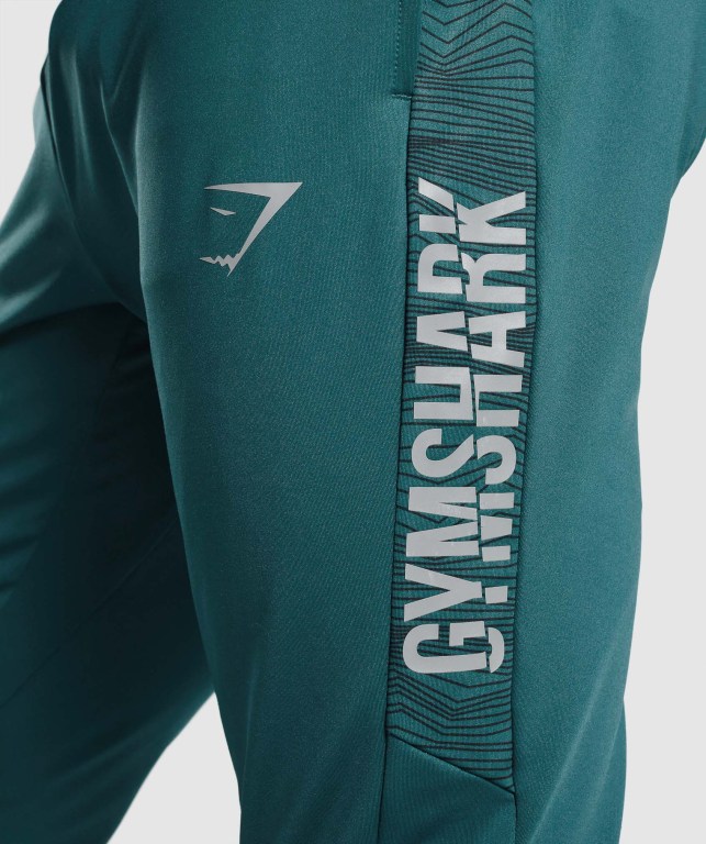 Gymshark Spor Jogger Pantolon Erkek Turkuaz | 072-WARZIF