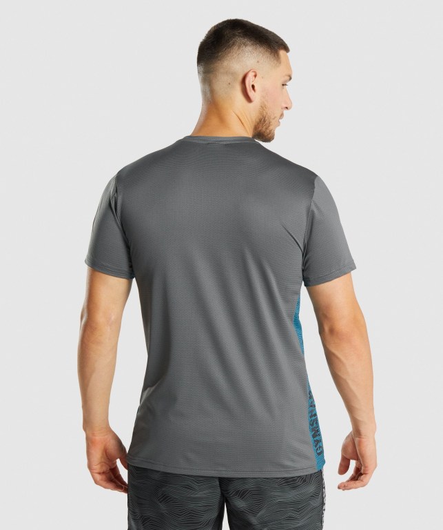 Gymshark Spor Tişört Erkek Gri | 758-YXIVAR