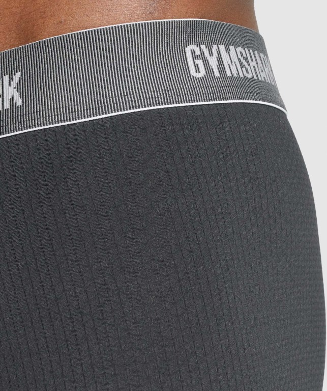 Gymshark Sports Tech Boxers 2pk İç Giyim Erkek Siyah | 260-HJMIAV