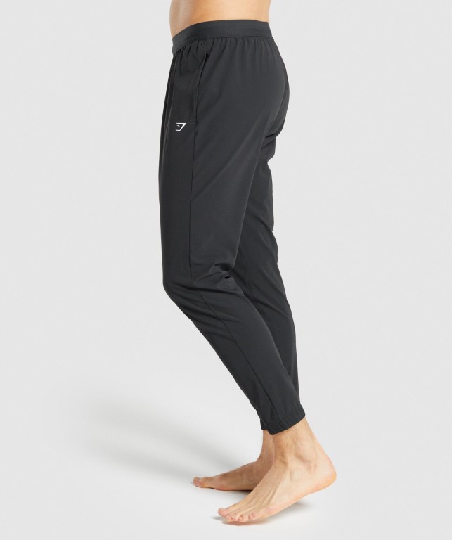 Gymshark Studio Jogger Pantolon Erkek Siyah | 403-JUDREV