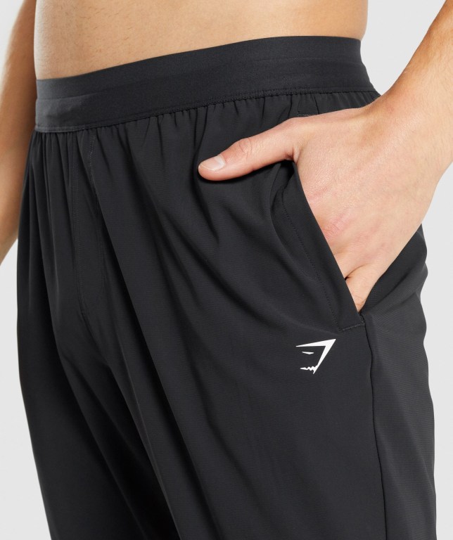 Gymshark Studio Jogger Pantolon Erkek Siyah | 403-JUDREV