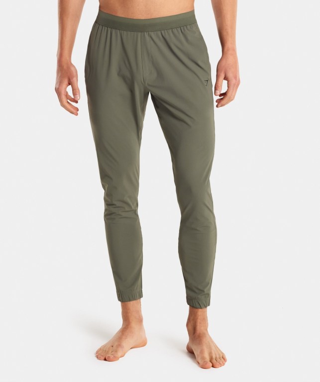 Gymshark Studio Jogger Pantolon Erkek Yeşil | 908-PMSIBD