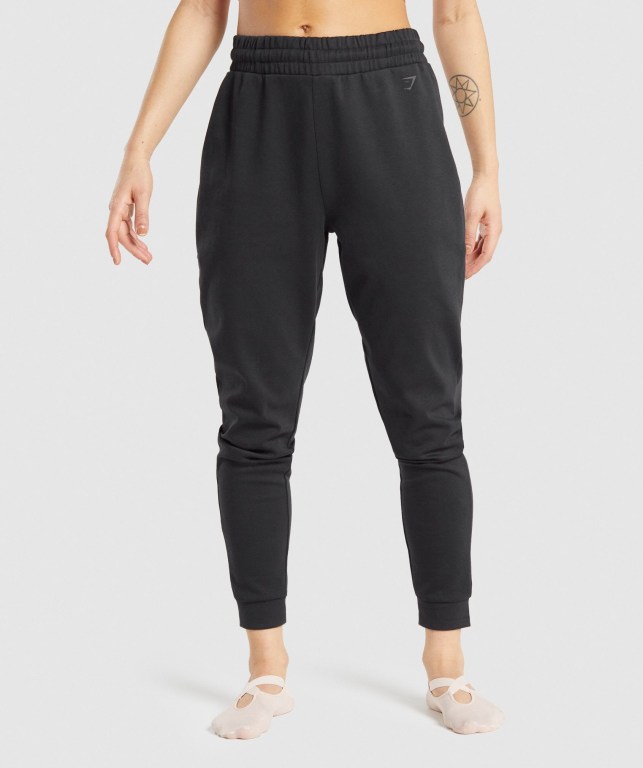 Gymshark Studio Jogger Pantolon Kadın Siyah | 234-LWGBUM