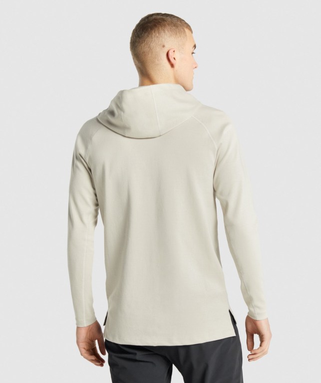 Gymshark Studio Kapüşonlu Sweatshirt Erkek Gri | 472-YUITNE