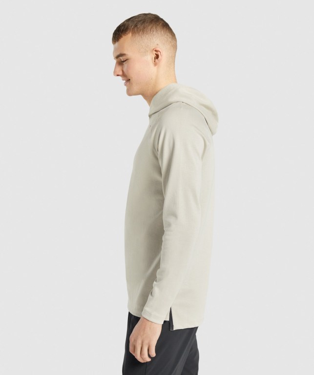 Gymshark Studio Kapüşonlu Sweatshirt Erkek Gri | 472-YUITNE