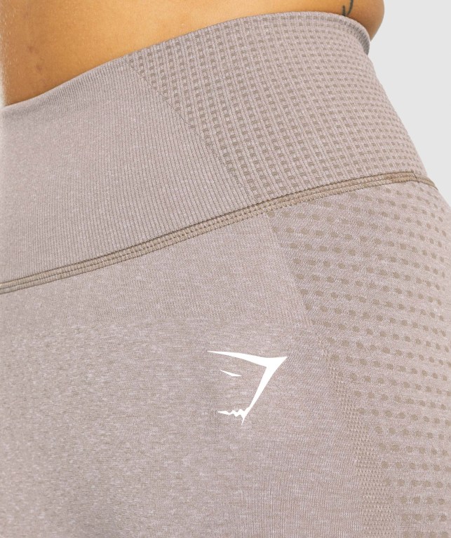 Gymshark Vital Rise Seamless High Waisted Tayt Kadın Gri Kahverengi | 069-AYECPK