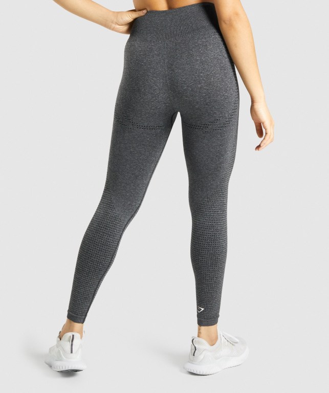 Gymshark Vital Seamless 2.0 High Waisted Tayt Kadın Gri | 341-FLKQDX