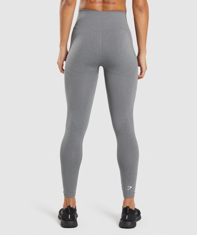 Gymshark Vital Seamless 2.0 High Waisted Tayt Kadın Gri | 342-JHKYXA