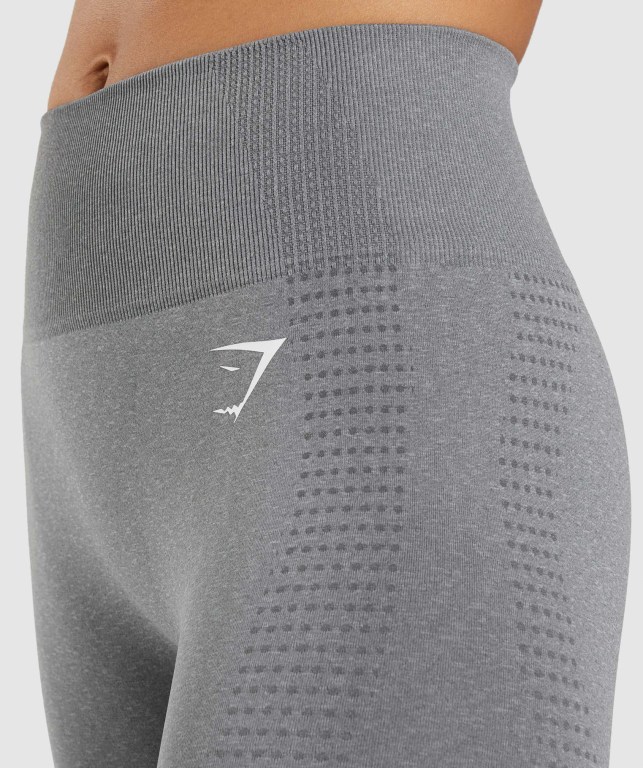 Gymshark Vital Seamless 2.0 High Waisted Tayt Kadın Gri | 342-JHKYXA