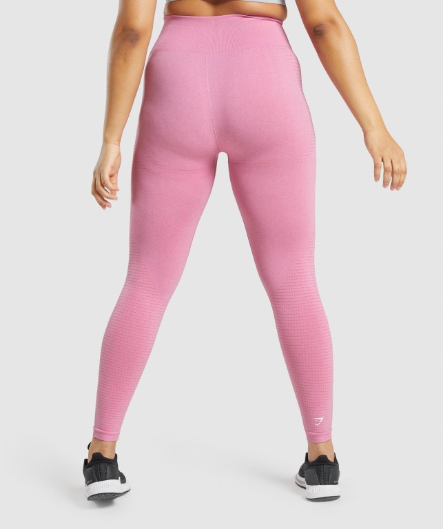 Gymshark Vital Seamless 2.0 High Waisted Tayt Kadın Pembe | 786-RNICXU