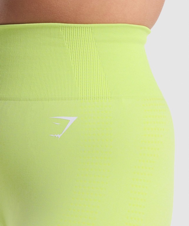 Gymshark Vital Seamless 2.0 High Waisted Tayt Kadın Sarı | 825-NETWCB